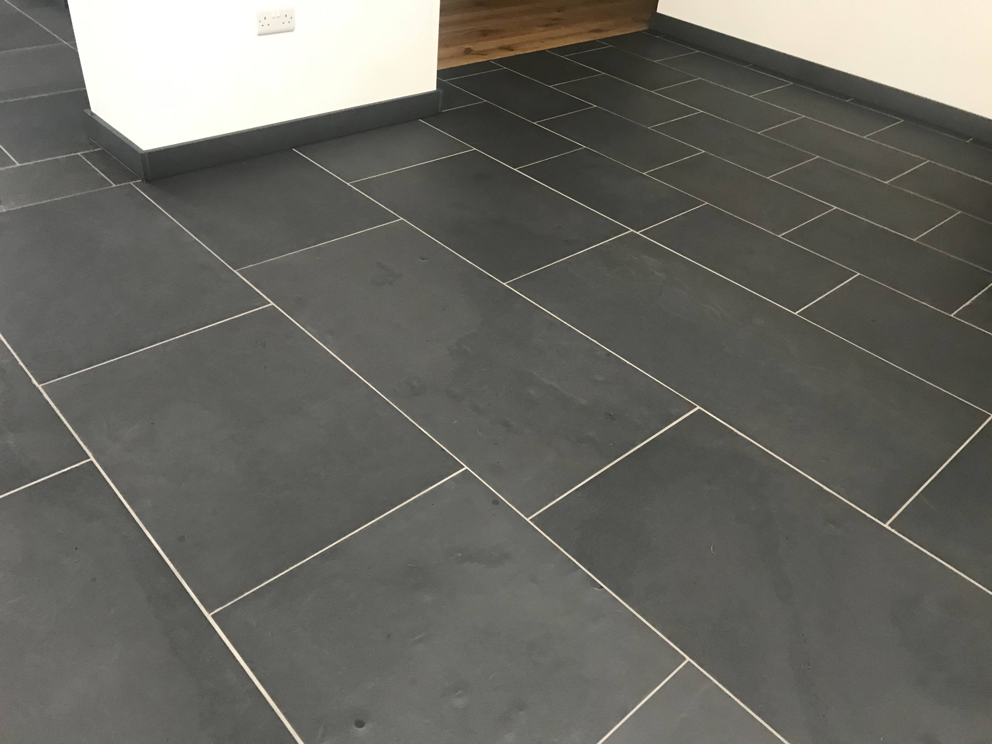 Welsh Slate Floor Tiles Berwyn, Black Slate Floor Tiles 300 X