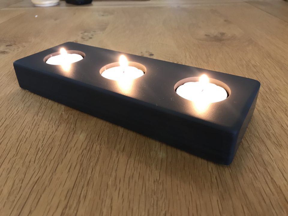 Slate Candle Holders